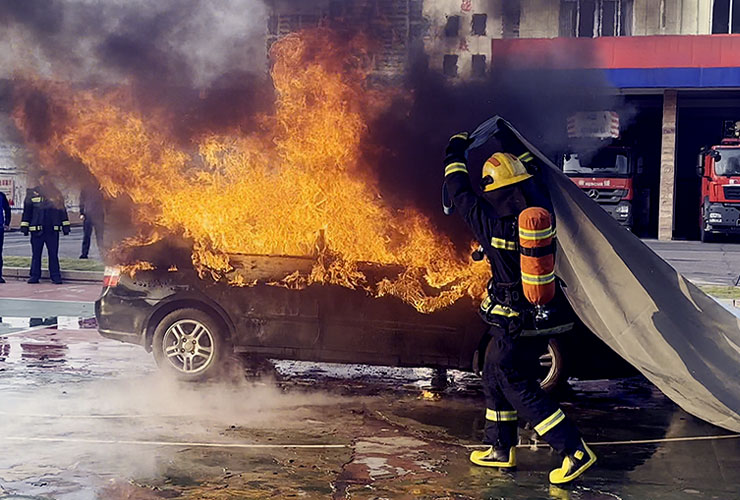 Iris-Mec EV-COA | Pătură anti-foc pentru vehicule electrice